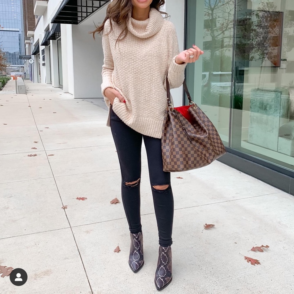 Loft coal neck sweater